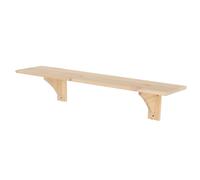 Solid Pine Traditional Shelf Kit, Natural Finish, Various Sizes - Classic Design