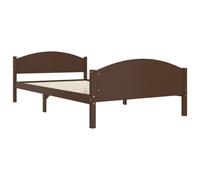 (dark brown, 120 x 200 cm) vidaXL Solid Pine Wood Bed Frame Bedroom Furniture Multi Colours Multi Sizes