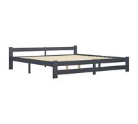 vidaXL Solid Wood Pine Bed Frame Honey Brown 200x200 cm Bedstead Bed Base