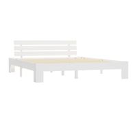 vidaXL Bed Frame without Mattress Grey 160x200cm Solid Wood Pine