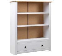Solid Pine Wood Bookcase Panama Range Bookshelf Highboard Multi Colours vidaXL