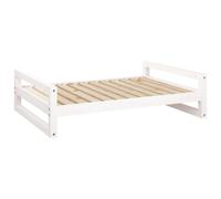 Solid Pine Wood Dog Bed Wooden Pet Sofa Dog Couch Multi Colours/Sizes vidaXL