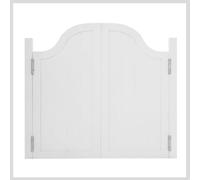 Solid Pine Wood Swinging Cafe Doors with Stainless Steel Hinges Double Kitchen/Bar/Home Office Doors Elegant White Finish 130x90cmDurable & Stylish Entryway Solution