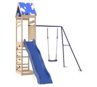 (solid pine wood) vidaXL Outdoor Playset Garden Playhouse Playground Equipment Solid Wood Pine