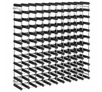 Solid Pine Wood Wine Rack Black Storage Bottle 12/20/42/72/120 Bottles vidaXL