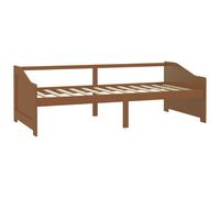 vidaXL 3-Seater Day Bed without Mattress Honey Brown 90x200cm