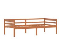 vidaXL Bed Frame without Mattress Honey Brown Solid Pinewood 90x200 cm
