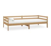 Solid Pinewood Pull-out Day Bed Wooden Sleepover Sofa Bed Multi Colours vidaXL