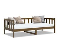 vidaXL Day Bed - Honey Brown Solid Pinewood 90x200 cm - Without Mattress
