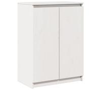 vidaXL Sideboard White 60x36x84 cm Solid Pinewood, White