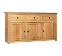 Solid Pinewood Sideboard Panama Range Drawer Cabinet Multi Colours vidaXL