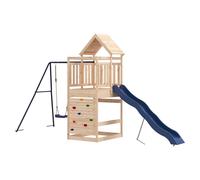 Outdoor Playset Playhouse Play Tower Garden Playground Set Solid Wood vidaXL