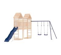 (solid pinewood) vidaXL Outdoor Playset Garden Playhouse Play Towers Impregnated Wood Pine