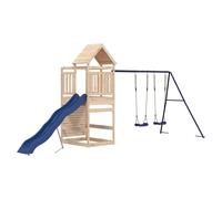 (solid pinewood) vidaXL Outdoor Playset Garden Playhouse Playground Set Impregnated Wood Pine