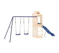 (solid pinewood) vidaXL Outdoor Playset Garden Playhouse Playground Set Impregnated Wood Pine
