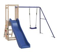 (solid pinewood) vidaXL Outdoor Playset Wooden Playground Set Kids Swing Set Solid Wood