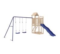 (solid pinewood) vidaXL Outdoor Playset Wooden Playground Set Swing Set Impregnated Wood Pine