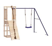 (solid pinewood) vidaXL Outdoor Playset Wooden Playground Set Swing Set Impregnated Wood Pine