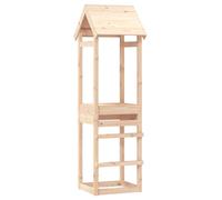 Play Tower 53x46.5x194 cm Solid Wood Pine Playhouse Climbing vidaXL
