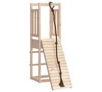 (solid pinewood) vidaXL Playhouse with Climbing Wall Solid Wood Douglas Wooden Climbing Frame