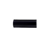 Solid Plastic Rod PVC Plastic Round Bar Strip White Gray Black Diameter 500mm For Engineering Construction Stationery Base Plate 1 piece(Black,50mm)