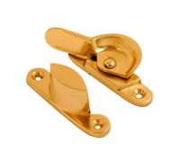 Solid Polished Brass Fitch Fastener Sash Window Fastner Handle Lock