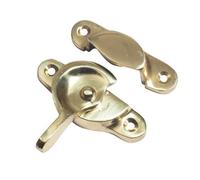 Solid Polished Brass Fitch Fastener SASH Window FASTNER Handle Lock