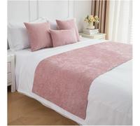 Solid Polyester Bed Runner Scarf for Hotel Foot of Bed Decor