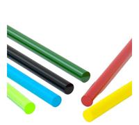 Solid PU Polyurethane Rod Multiple Colors Dia 20/25/30/35-55mm Long 500mm Beef Tendon Plate Elastic Stretch Sticks Plastic
