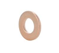 Solid Pure Copper Flat O-Ring Gasket Oil Sealing Washers Sump Plugs o-ring(M16x22mmx2mm)