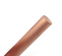 Solid Pure Copper Round Rods Lathe Bar Stock, Copper Rod 2-16mm Diameter 500mm Length Red Solid Bar 1pc(11 x 500mm)