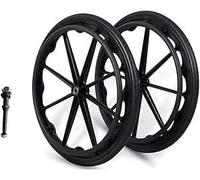 Solid Rear Wheelchair Wheels - Heavy Duty Non-Inflatable Tires Manual Wheel(55cm/22inch)