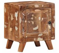 (Solid reclaimed wood, 1 pcs) vidaXL Bedside Cabinet 2 pcs 40x32x46 cm Solid Wood Reclaimed bedside table