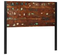 (Solid reclaimed wood, 120 cm) vidaXL Headboard 100 cm Solid Wood Mango and Iron bed headboard