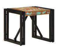 (Solid reclaimed wood, 40 x 40 x 35 cm) vidaXL Coffee Table Multicolour 100x50x35 cm Solid Wood Reclaimed side table