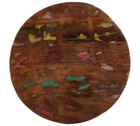 vidaXL Table Top Ø 90x3.8 cm Round Solid Wood Reclaimed