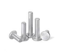 Solid Rivets， GB109 Aluminum Alloy Self-Plugging Percussion Countersunk Rivets Assortment Pack Of 400(4mm,M3 (100Pcs))