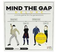Solid Roots Mind The Gap Deluxe - A Trivia Board Game for The Generations Gen Z Millennial Gen X Boomer Family Games- Games for Adults & Kids 10+