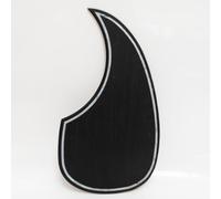 Solid Rosewood Acoustic Guitar Pickguard with Real Abalone Shell Inlay Self Adhesive Scratch Plate for Martin D45 Style 40-42 Inch Acoustic Guitars Protection & Decoration Upgrade (# 18)