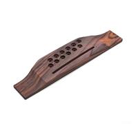 Solid Rosewood Guitar for bridge 12 String Acoustic Replace Solid | Solid rosewood material, enhances tone resonance, smooth polished for surface, 6.3 inch length, ideal for DIY repair
