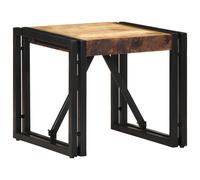 (Solid rough mango wood, 40 x 40 x 35 cm) vidaXL Coffee Table Multicolour 100x50x35 cm Solid Wood Reclaimed side table
