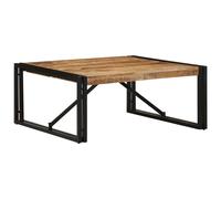 (Solid rough mango wood, 80 x 80 x 35 cm) vidaXL Coffee Table Multicolour 100x50x35 cm Solid Wood Reclaimed side table