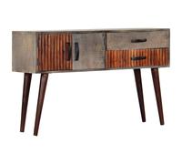 Solid Rough Mango Wood Console Table 120x35x75cm Side Cabinet Stand vidaXL