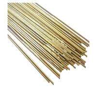 Solid round brass rod， 10 pcs Brass Round Rods Diameter 5mm-9.5mm Length 50cm For Lathe Bar Stock DIY Craft Making(8mm)