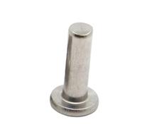 Solid Round Head Rivets， 304 Stainless Steel Flat Round Head Self-Plugging Rivets M2-M6 3-40mm 145-Piece Pack(16mm,M4)