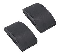 Solid Rubber Hand Sanding Block for Wet + Dry Sandpaper Emery Flattening 2pk