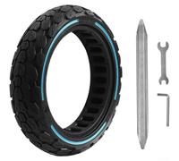 Solid Rubber Scooter Tire 8.5x2.0 Puncture Proof(Blue + Tools)