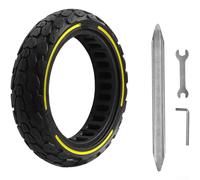 Solid Rubber Scooter Tire 8.5x2.0 Puncture Proof(Yellow + Tools)