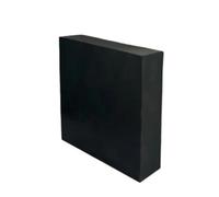 Solid Rubber Sheet,Neoprene Rubber Sheet,Hard Square Plate, Thick 10/15/20/25mm Black Industrial Rubber Blocks, Noise Reduction Pad Shock Anti Vibration Pad 1pc(50x50x40mm)(200x200x25mm)