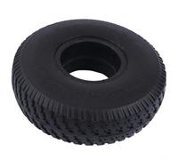 Solid Rubber Tyre 10 Inch 4.10/3.50-4 Trolley Mobility Scooter Replacement Wheel 260X85 Puncture Proof Wear Resistant Non-Deformable Tire
